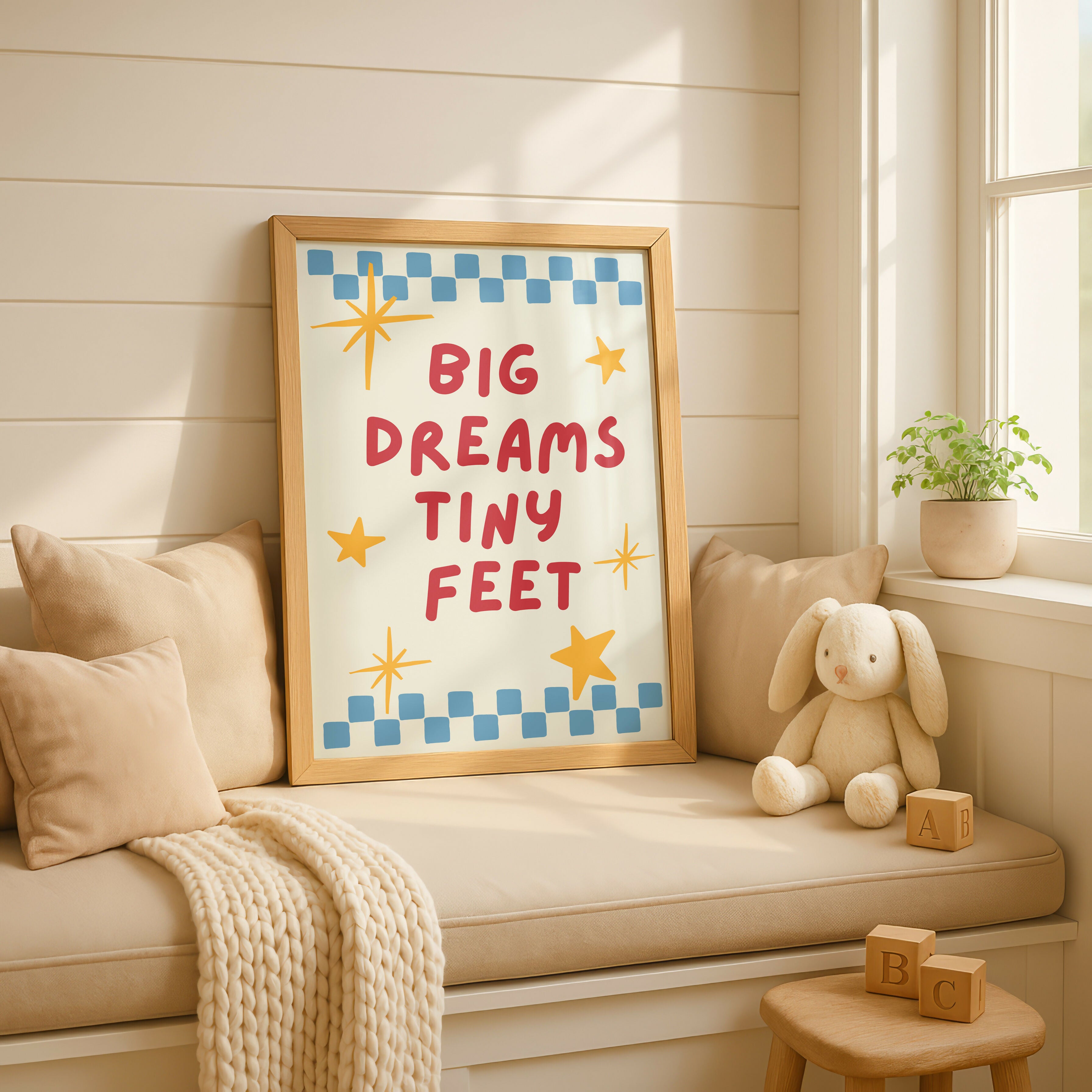Big Dreams Tiny Feet Childrens Print