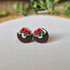 Christmas Pudding Stud Earrings