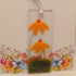 Fused Glass Flower Card