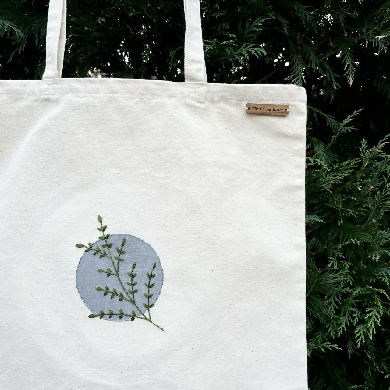 Colour Block Leaf Tote