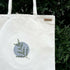 Colour Block Leaf Tote