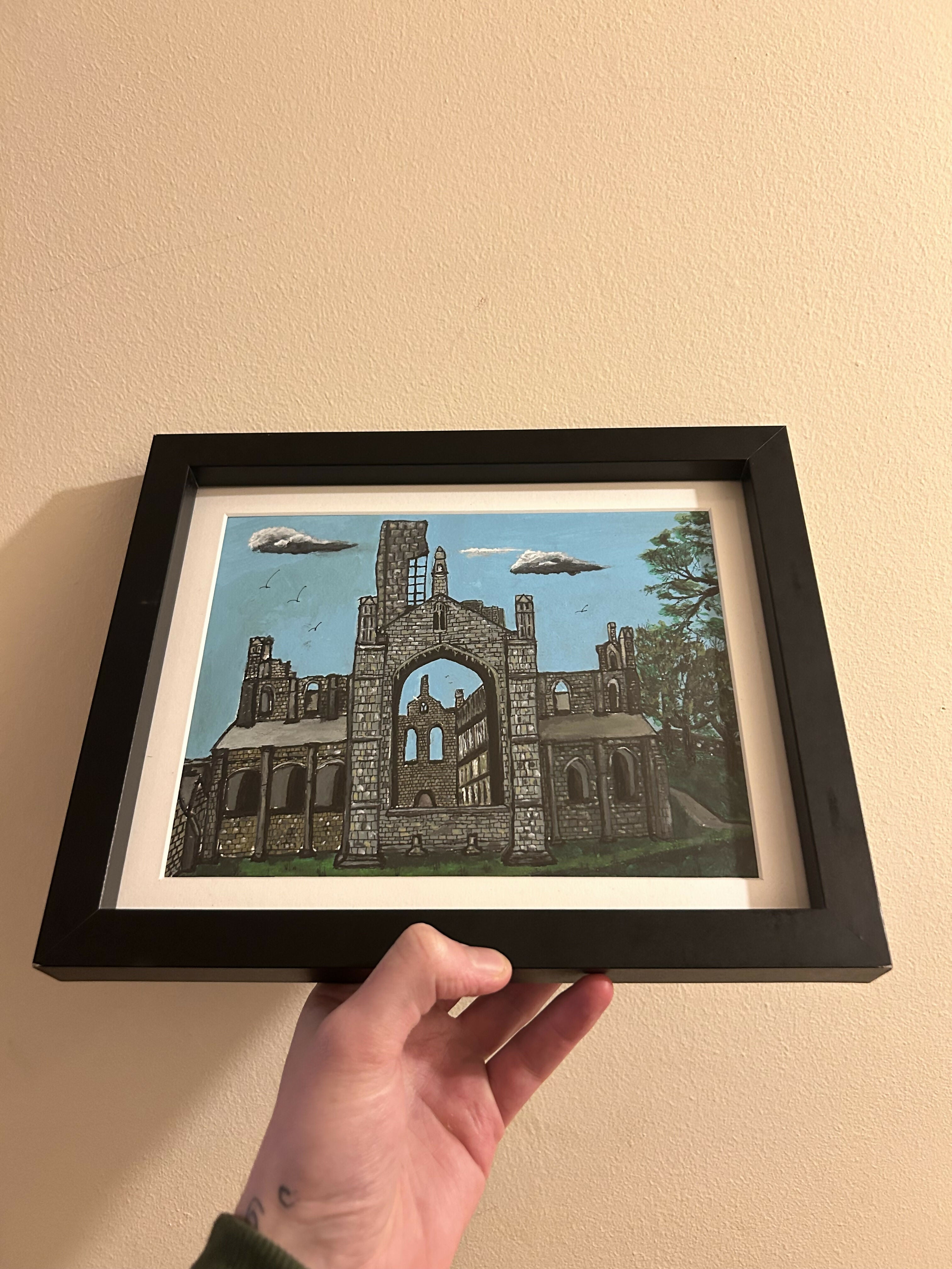 Kirkstall Abbey Original Painting