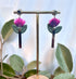 Tulip Flower Polymer Clay Earrings