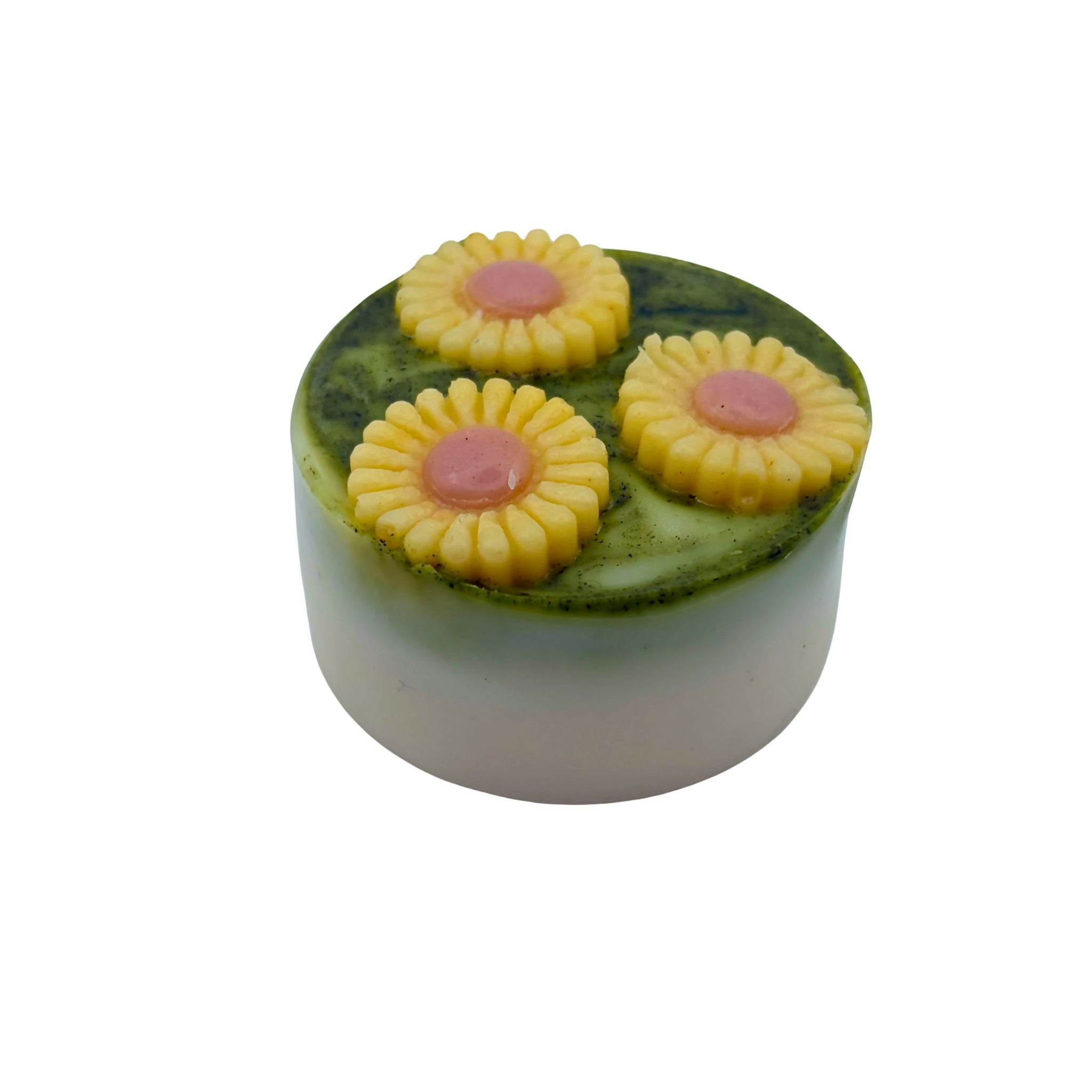 Handmade Vegan Soap Bar Lemon Black Pepper 70g round