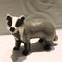 Ceramic Badger sculpture