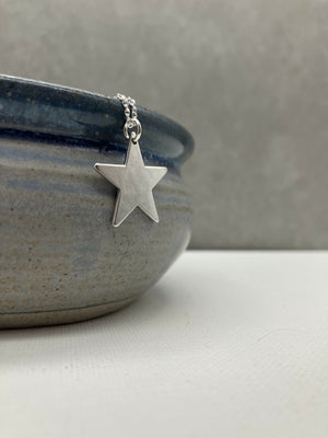 Simple Silver Star Pendant