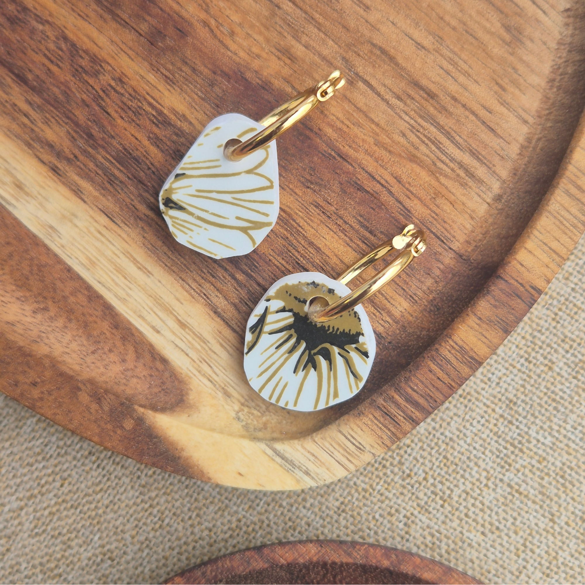 Recycled Ceramic Earring