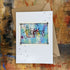 Abstract Fabulous Card in Blue