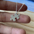 Sterling Silver Jigsaw Necklace
