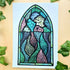 Stained Glass Mycelium Network Print