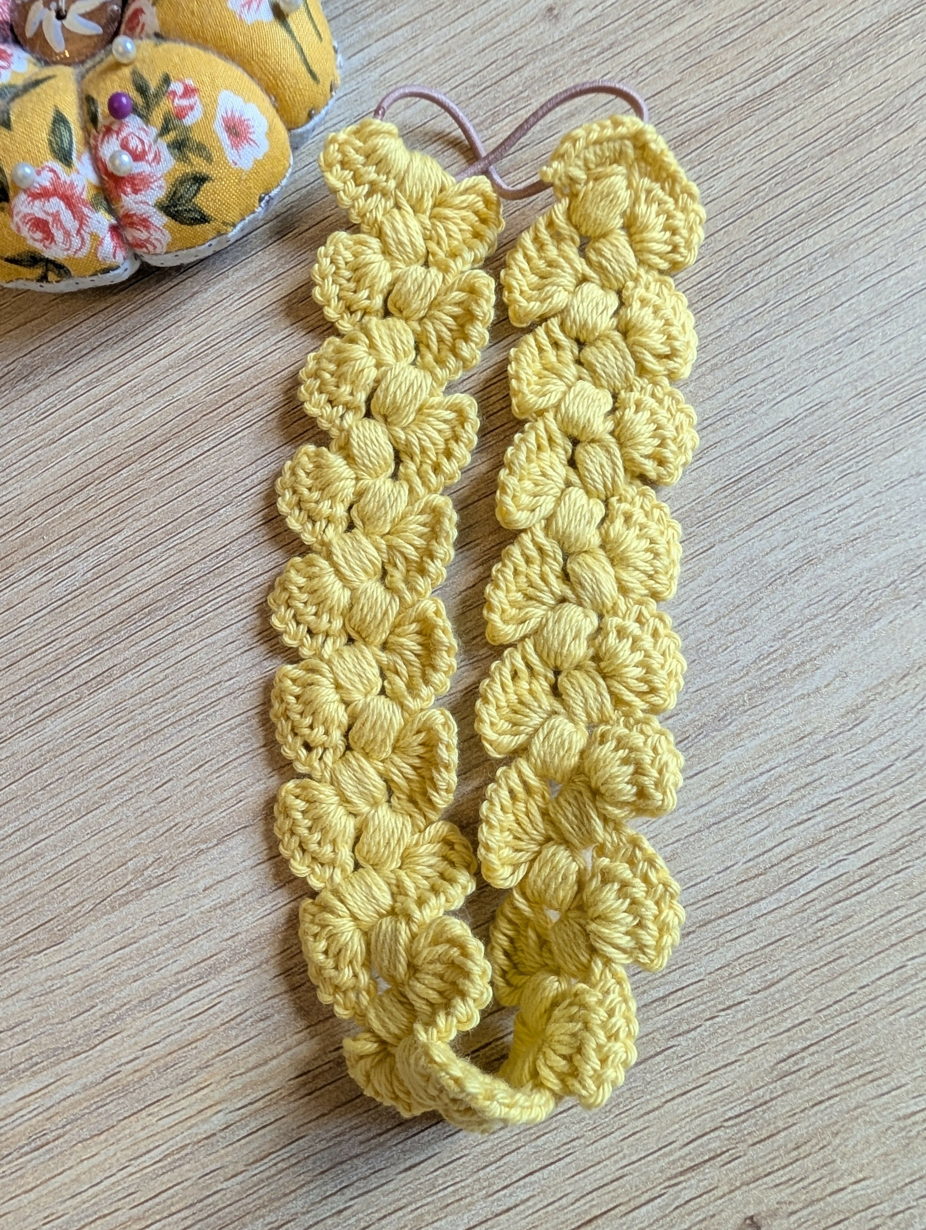 Floral Headband - Yellow (Small)