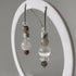 HEALING CRYSTAL & STERLING SILVER CROWN CHAKRA EARRINGS