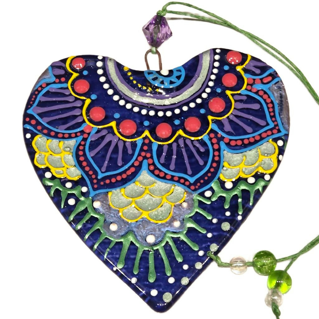 Heart Glass Mandala