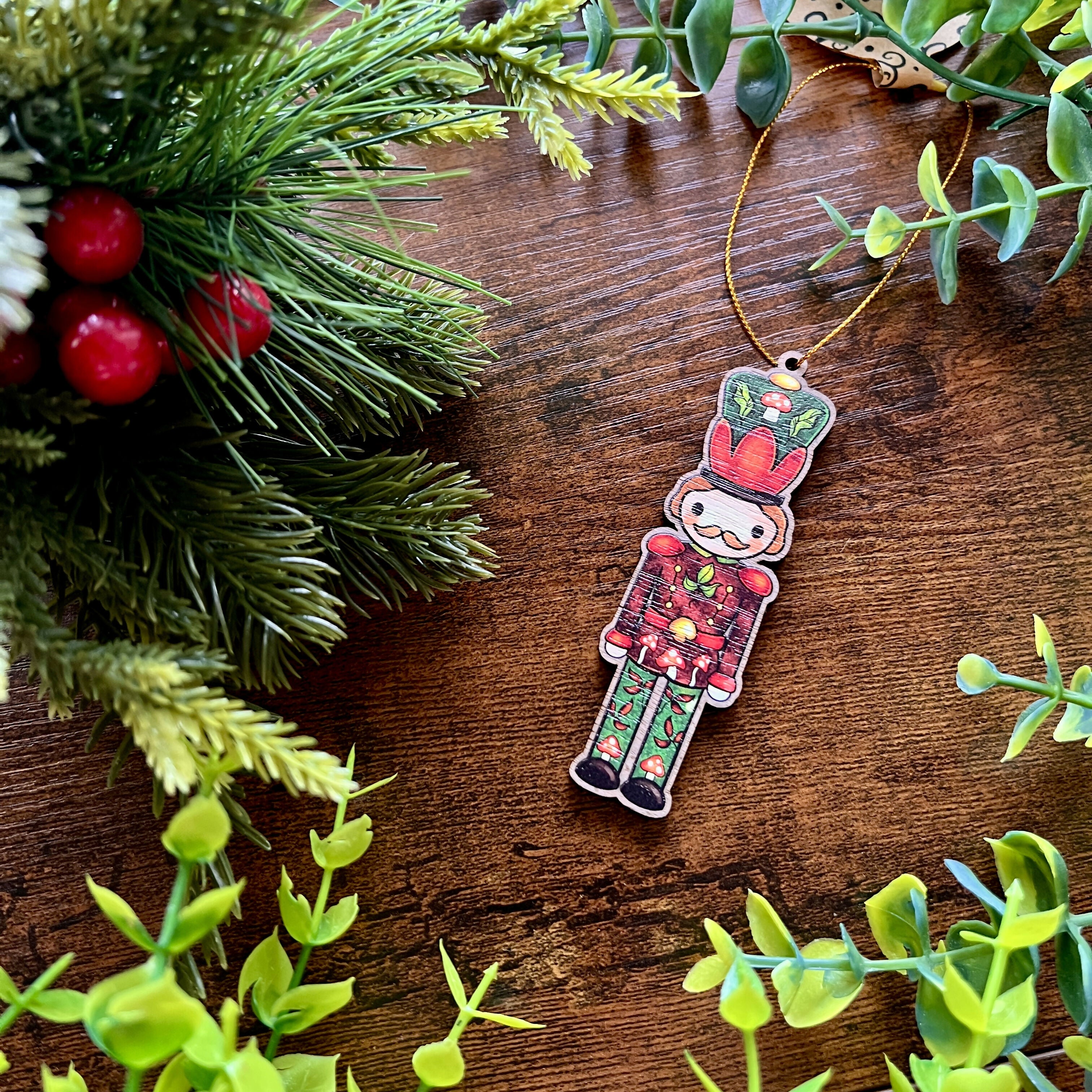 'Hans' Nutcracker Wooden Decoration