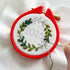 Year Wreath Embroidery Kit