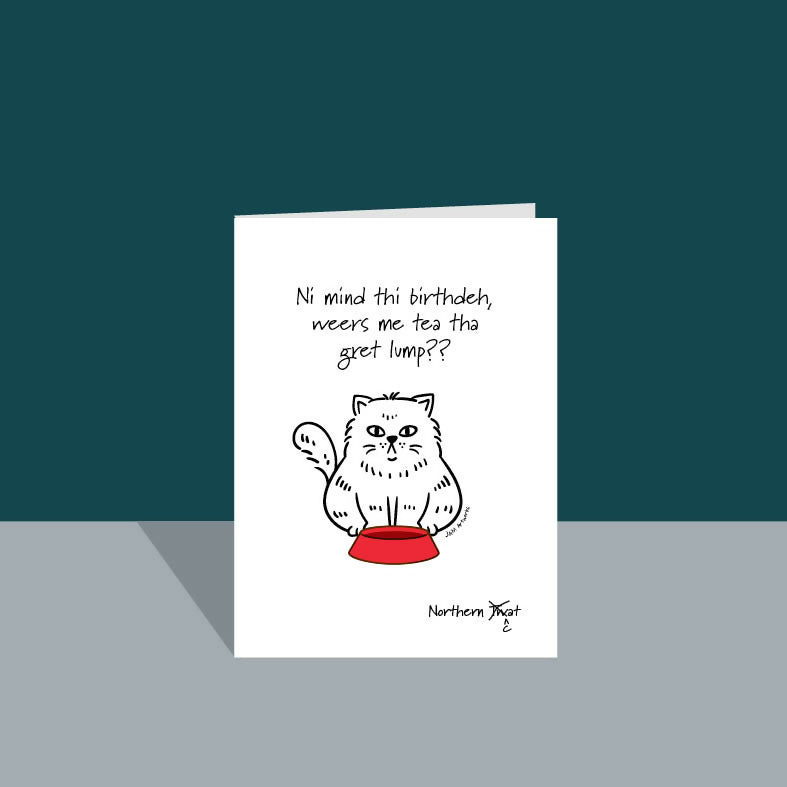 Northern Cat Birthday Cards