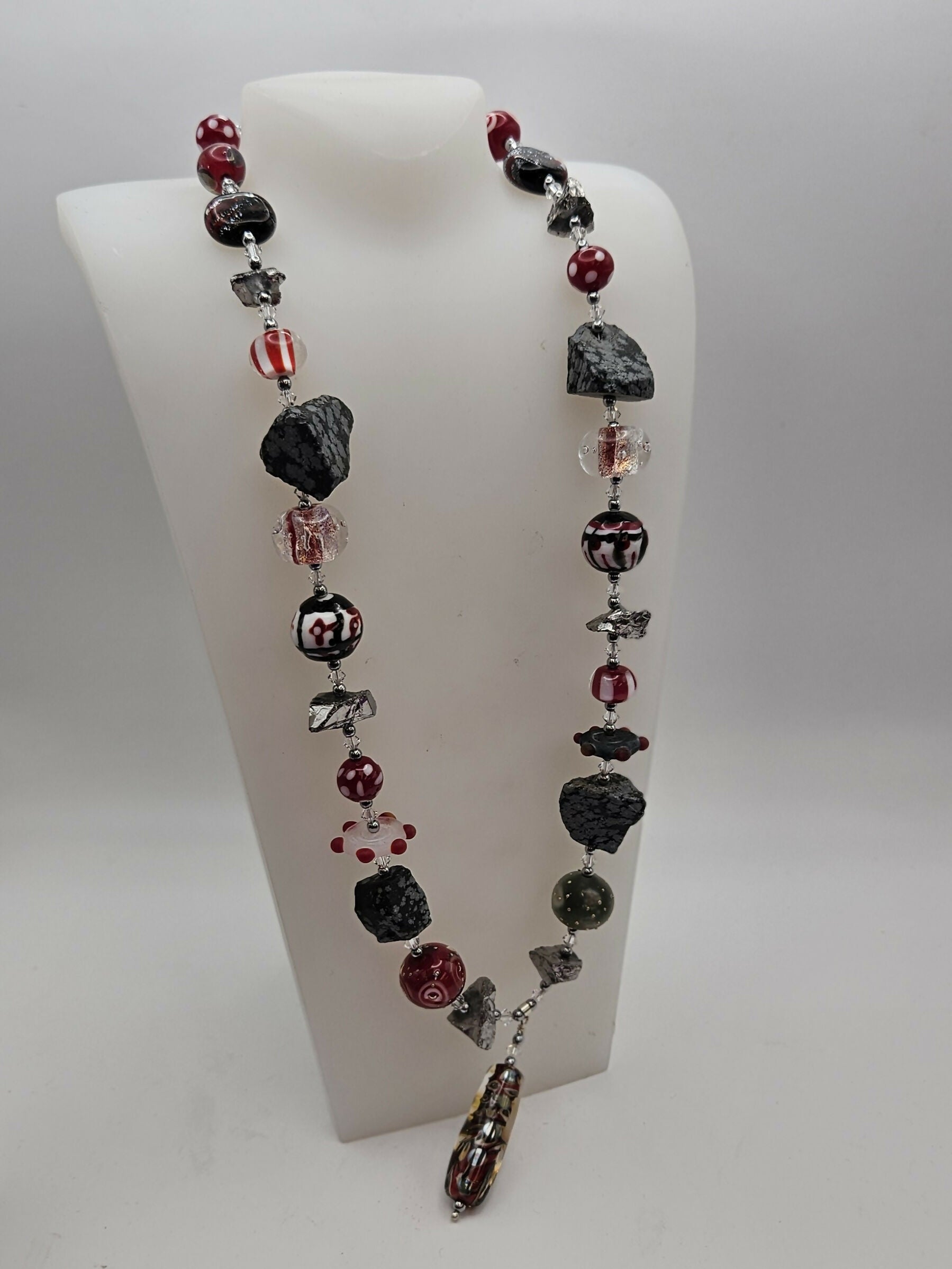 Beautiful Lamp Work Necklace