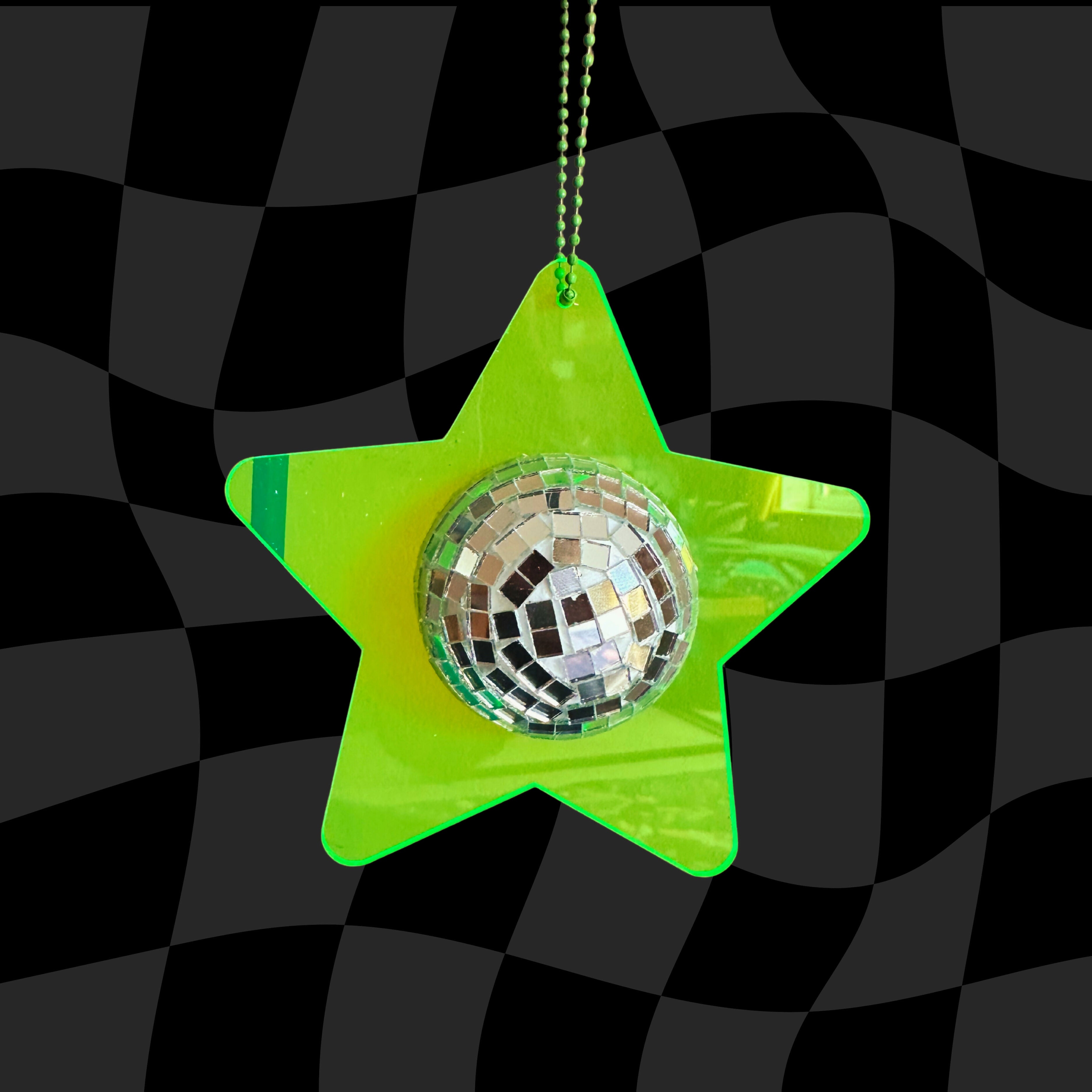 Disco Dangler - Neon Acrylic Mirrorball Hanger
