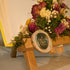 Floral Arrangement on Wooden Easel
