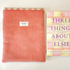 Pink Corduroy Multicolour Plaid Lining Book Sleeve
