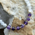 Handmade Amethyst And Selenite Stretch Bracelet