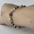 HEALING CRYSTAL & STERLING SILVER STRETCH BRACELET WITH AROMATHERAPY BEADS TO HELP WITH GIVING & RECEIVING LOVE