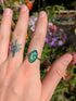 QUEEN'S LACE MARQUISE STAINLESS STEEL RINGS