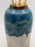 Blue Hand Thrown Reed Diffuser Bottle/Bud Vase
