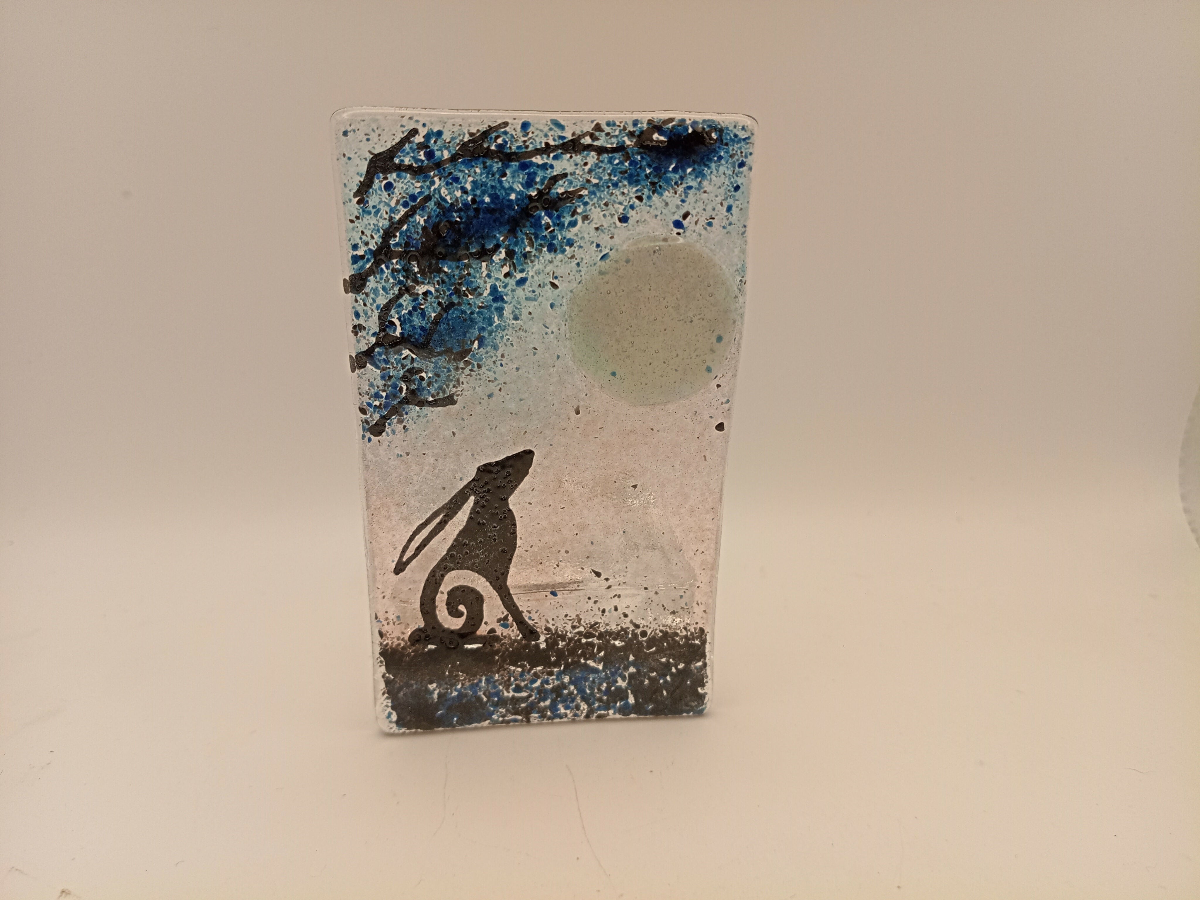 Moon Gazing Hare Tealight