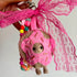 Doughnut Kitty Felt Keyring