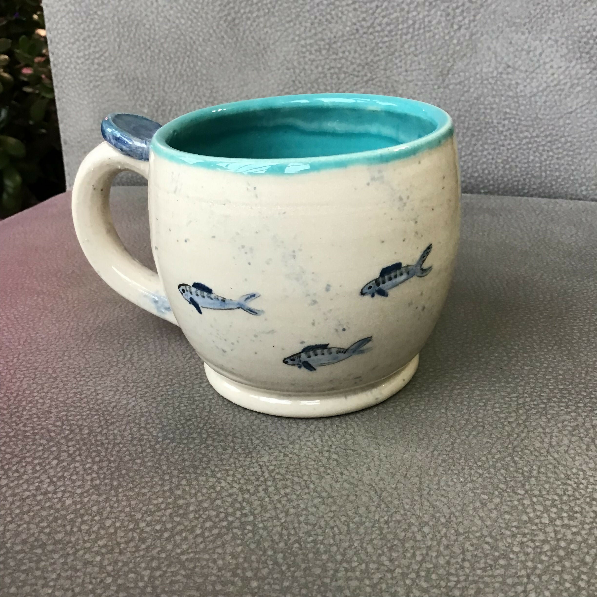 Handpainted Whale Mug