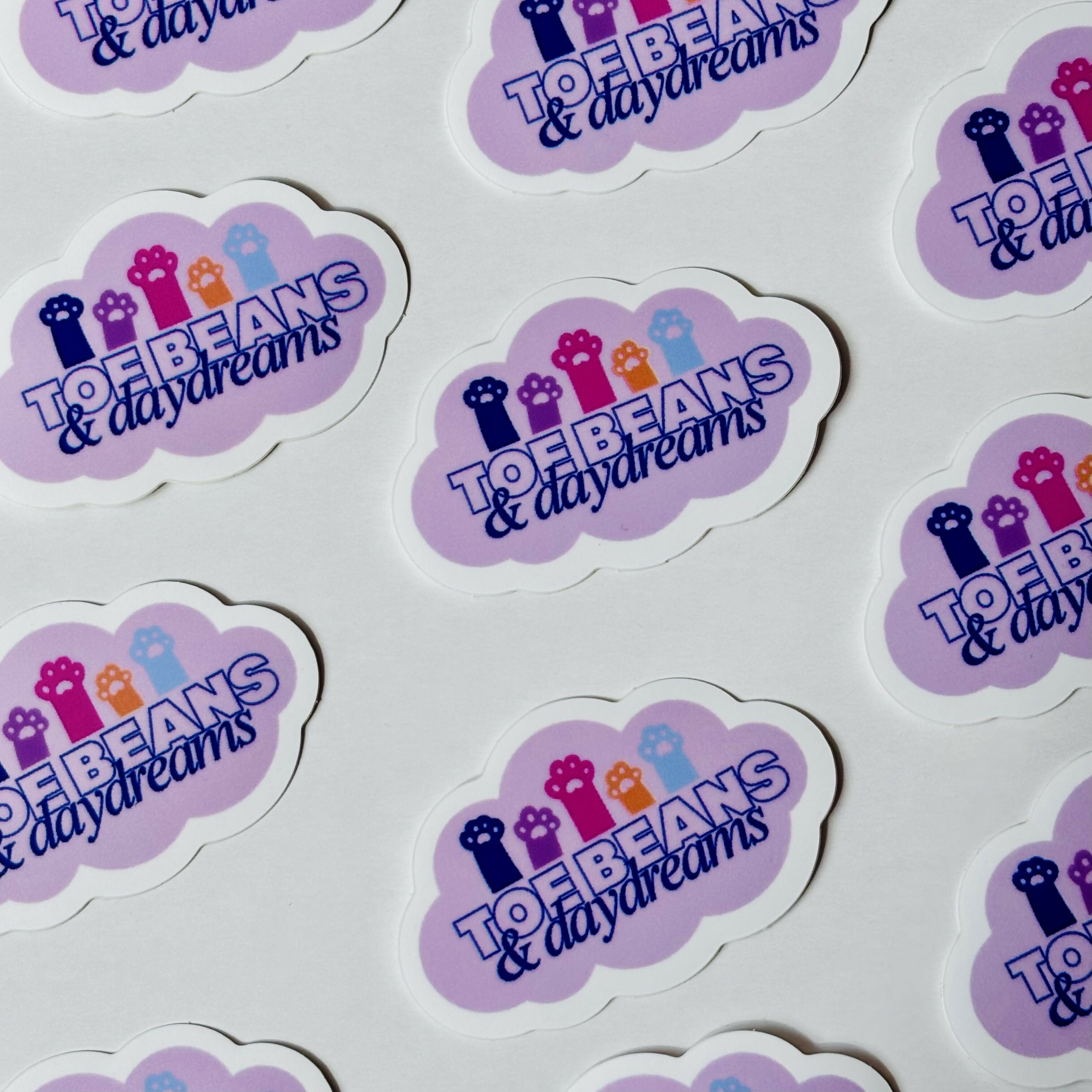 Die-Cut Sticker - Toe Beans & Daydreams