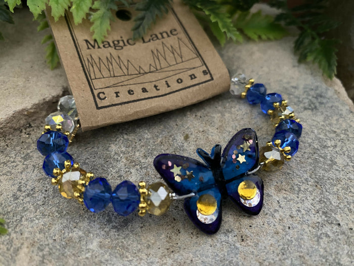 Midnight Garden Collection - 'Kara' Butterfly Bracelet KAR2