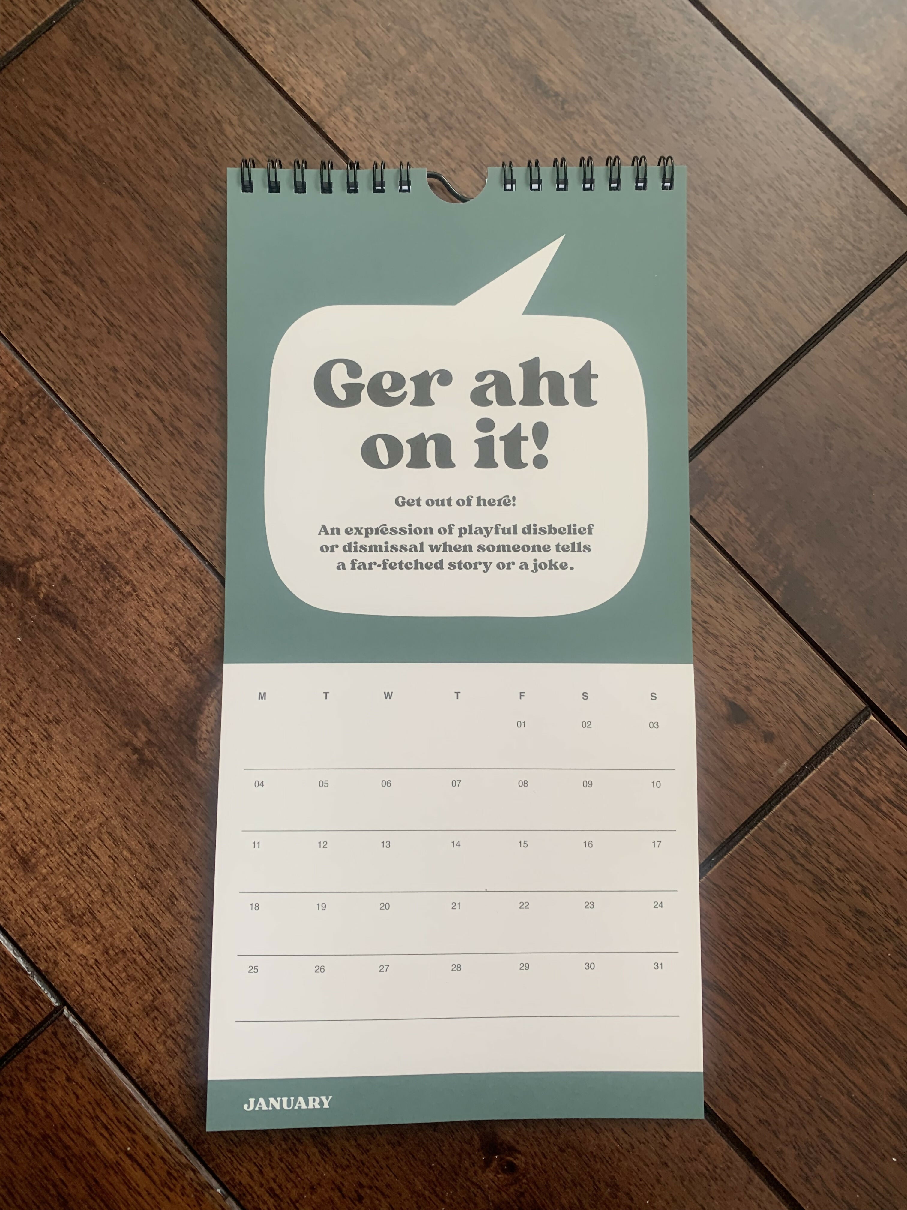 Yorkshire Sayings Calendar 2027