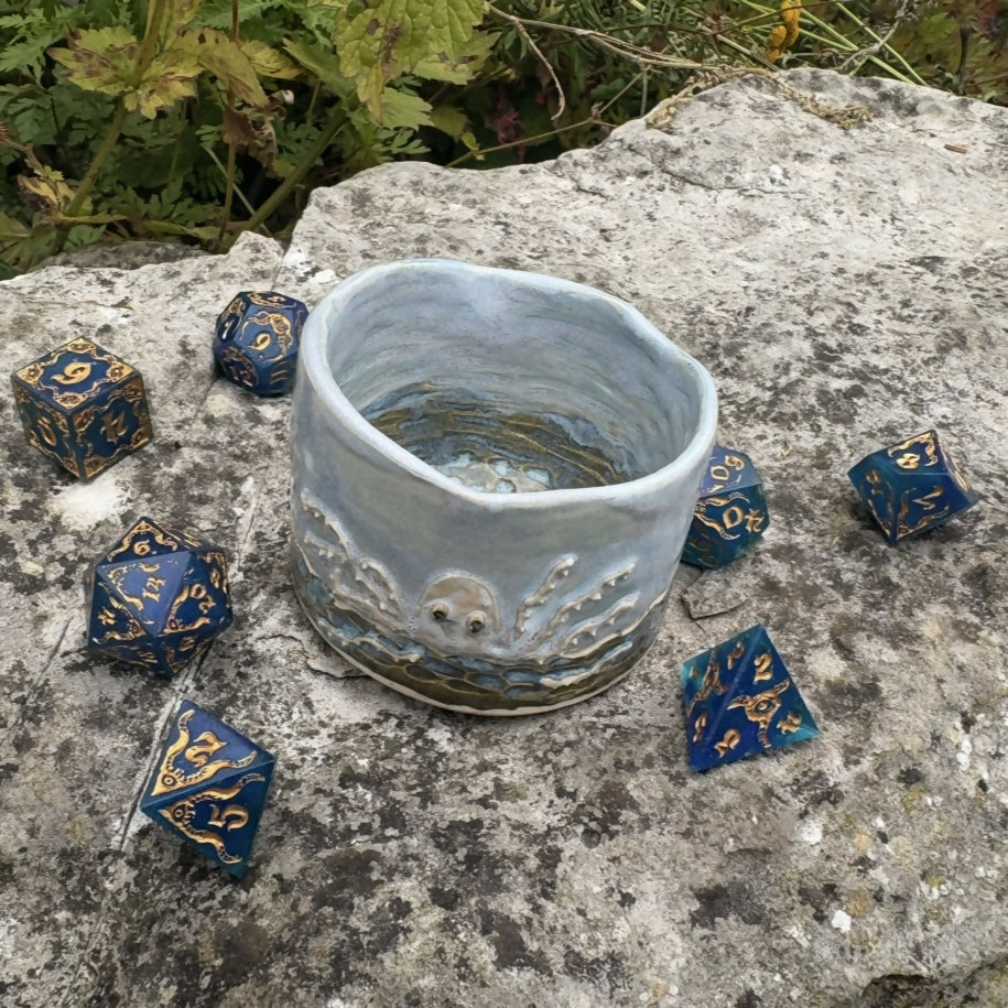 Blue Octopus Bowl