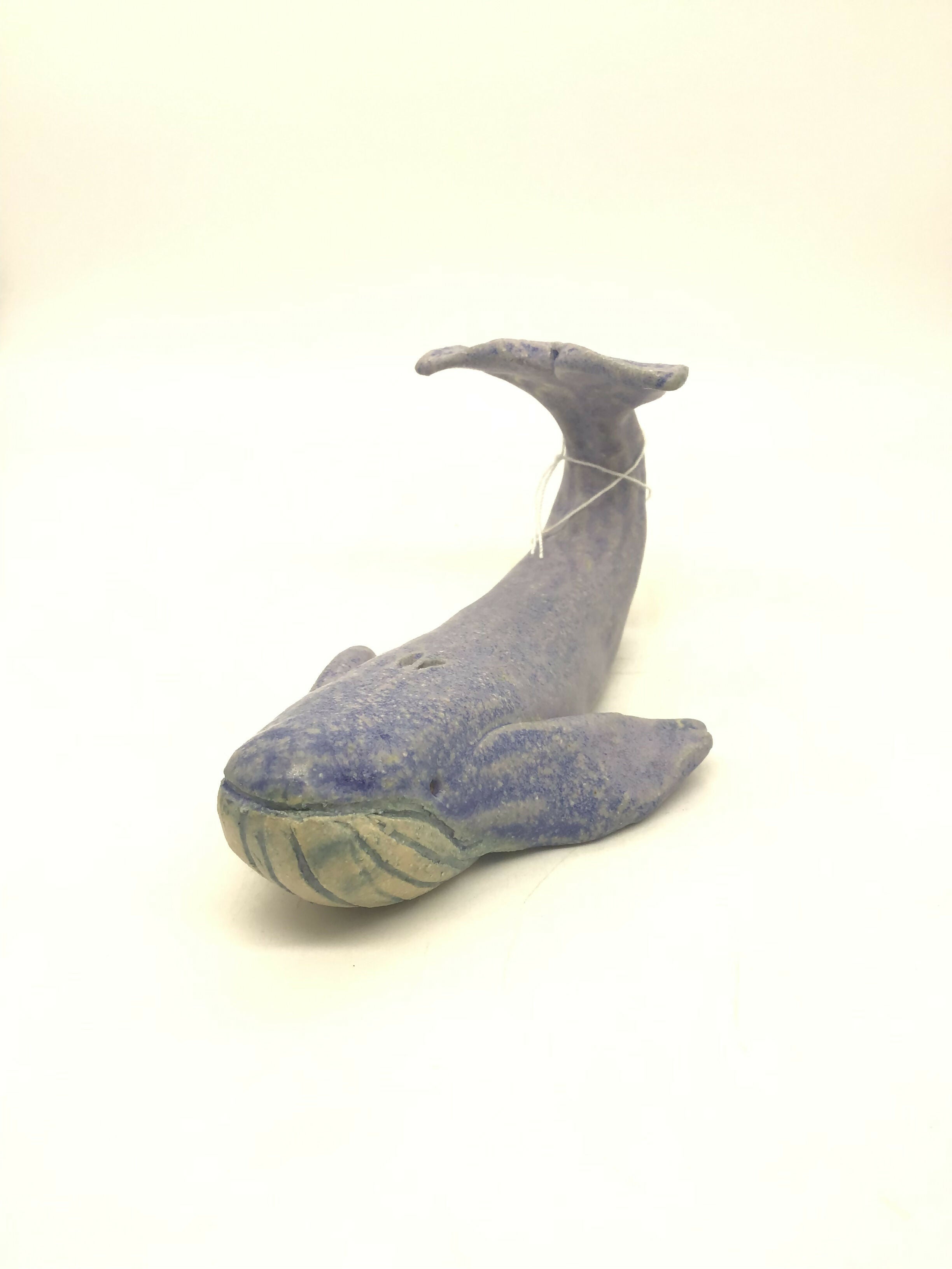 Ceramic Whale Sculpture