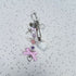 Lazy Cat Gacha Pink Trinket Keychain