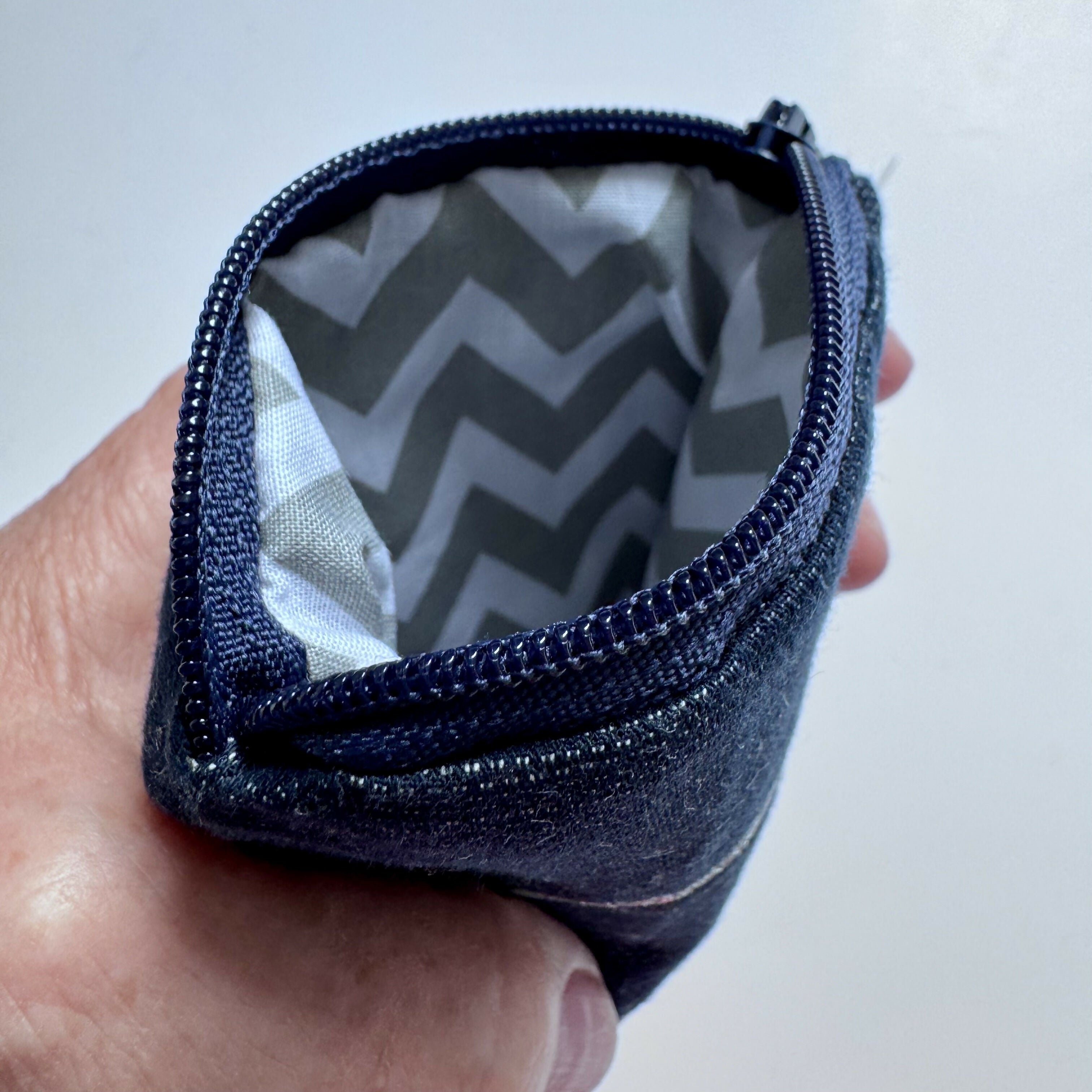 Glasses Case - Navy with Glitter