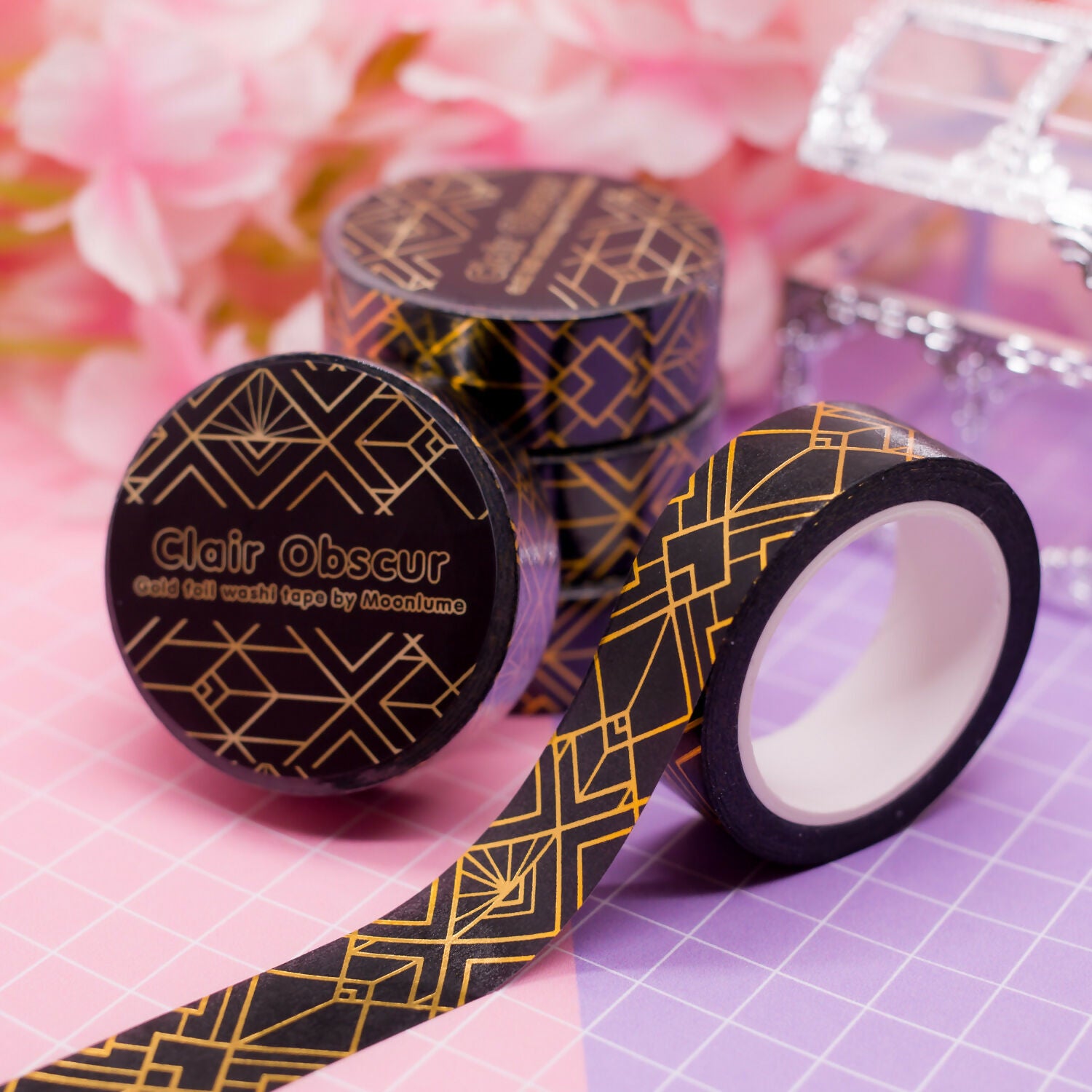 Washi Tape - Art Deco Clair Obscur
