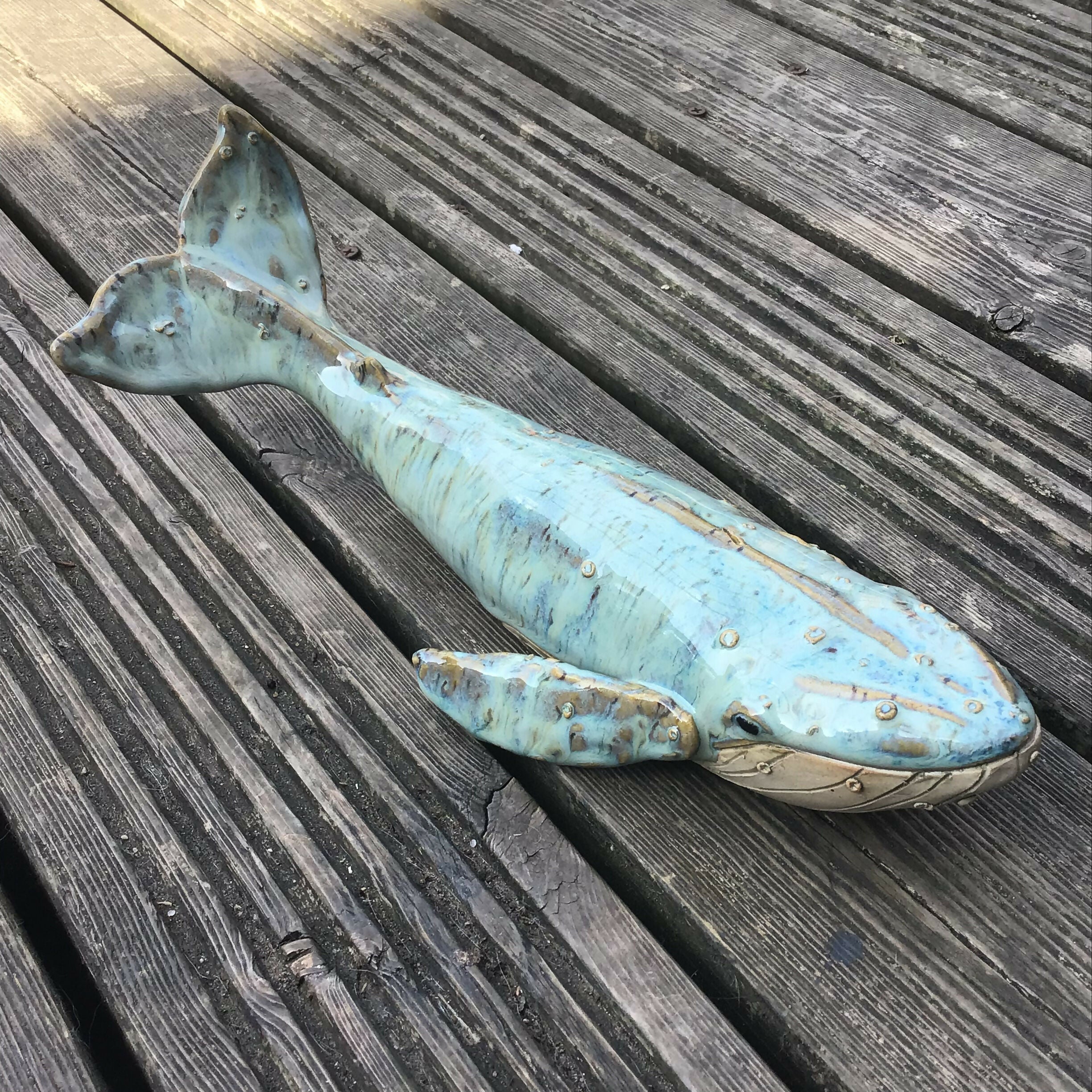 Large Ceramic Whale 2