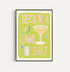Tequila Lime Salt Art Print