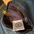 Unique Handcrafted Lined Denim Barrel Bag Handbag Made From Upcycled Jeans