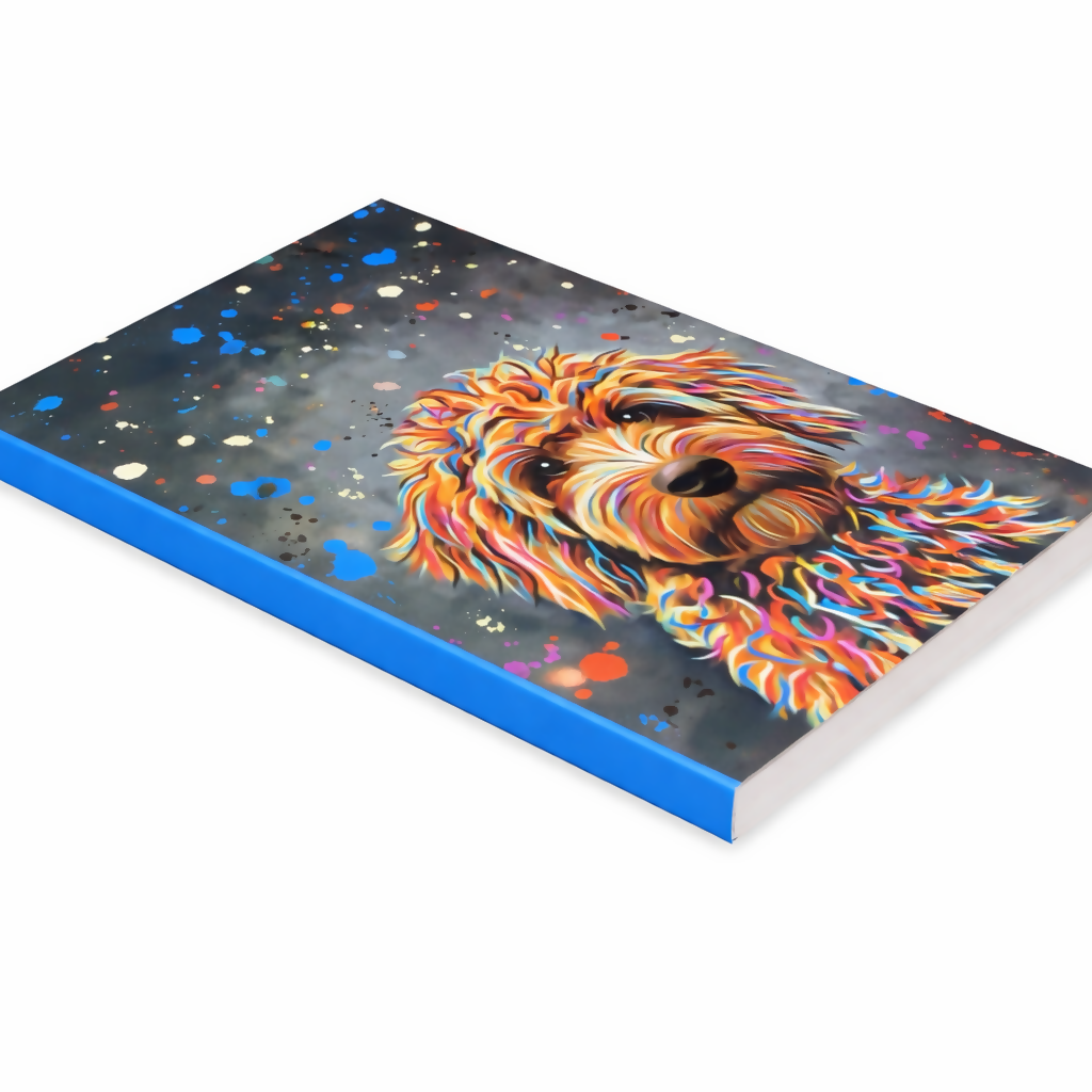 Labradoodle Colour Splash Notebook