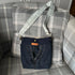 Unique Handcrafted Denim Bag Handbag Made From Upcycled Jeans With Contrast Lining