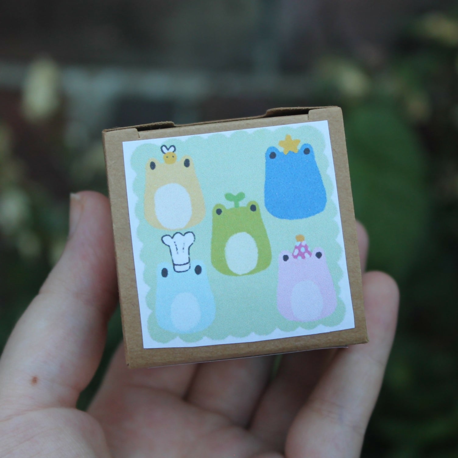 Handmade Polymer Clay Frog Blind Box