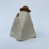 Handmade Ceramic Ghost Ornament With A Cowboy Hat