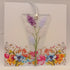 Fused Glass Flower Card