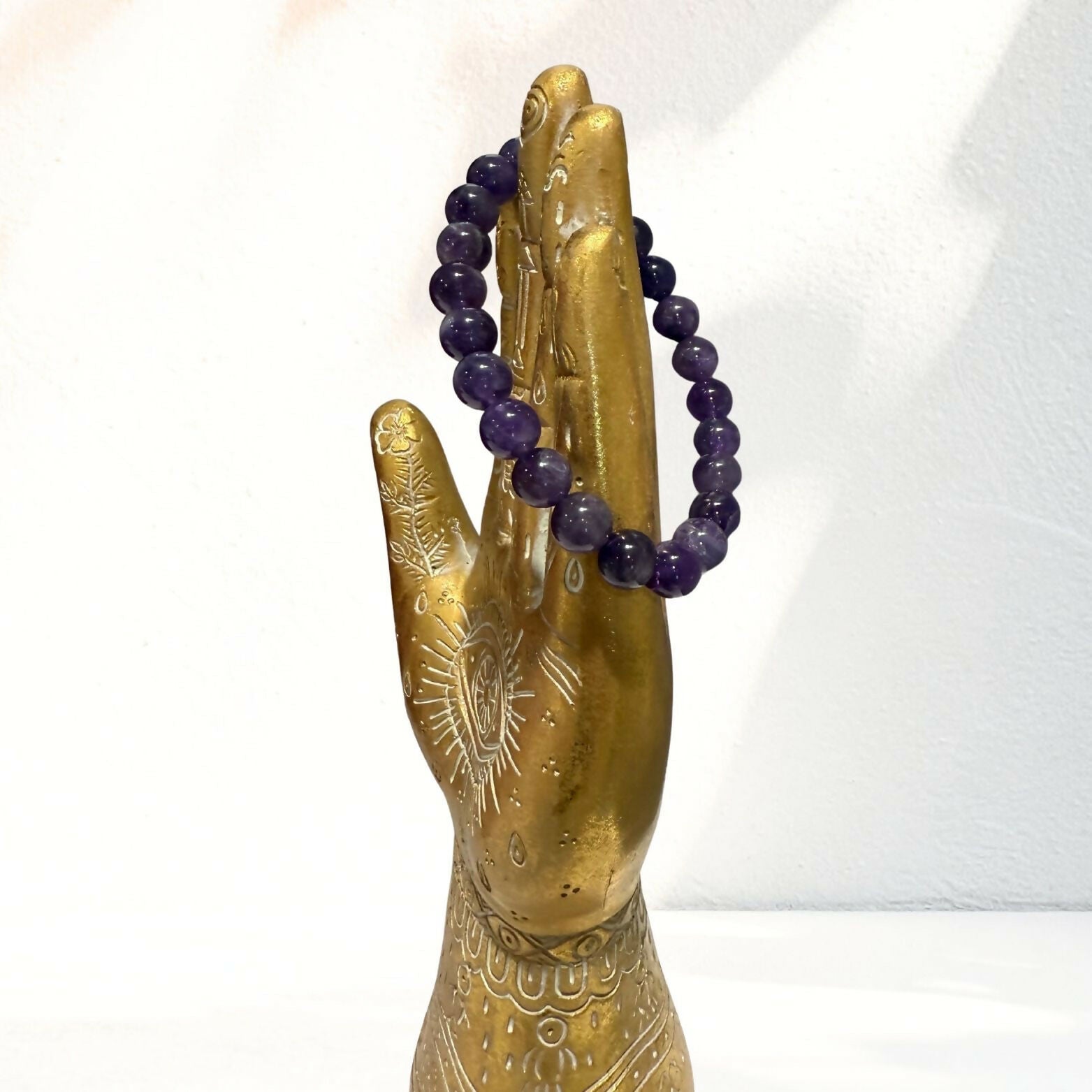 Ameythst Crystal Bracelet - 8mm