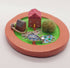 Clay House, Shed and Bush Jewellery/Trinket Dish with Pond
