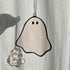 Pale Pink Ghost Stained Glass Decoration